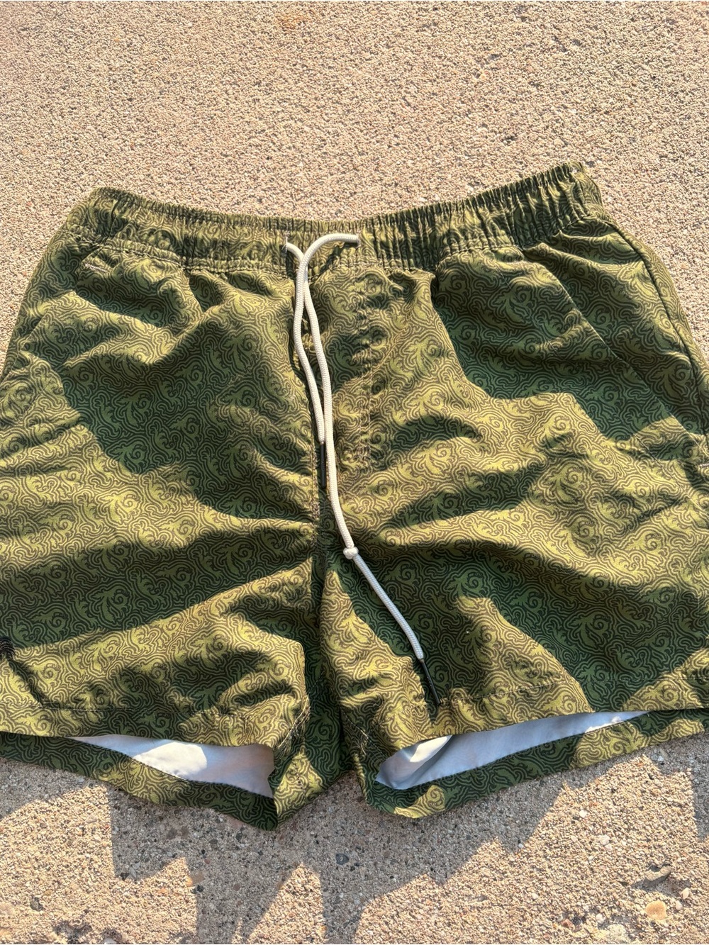OAS Green swimsuit  with Zipper Pocket